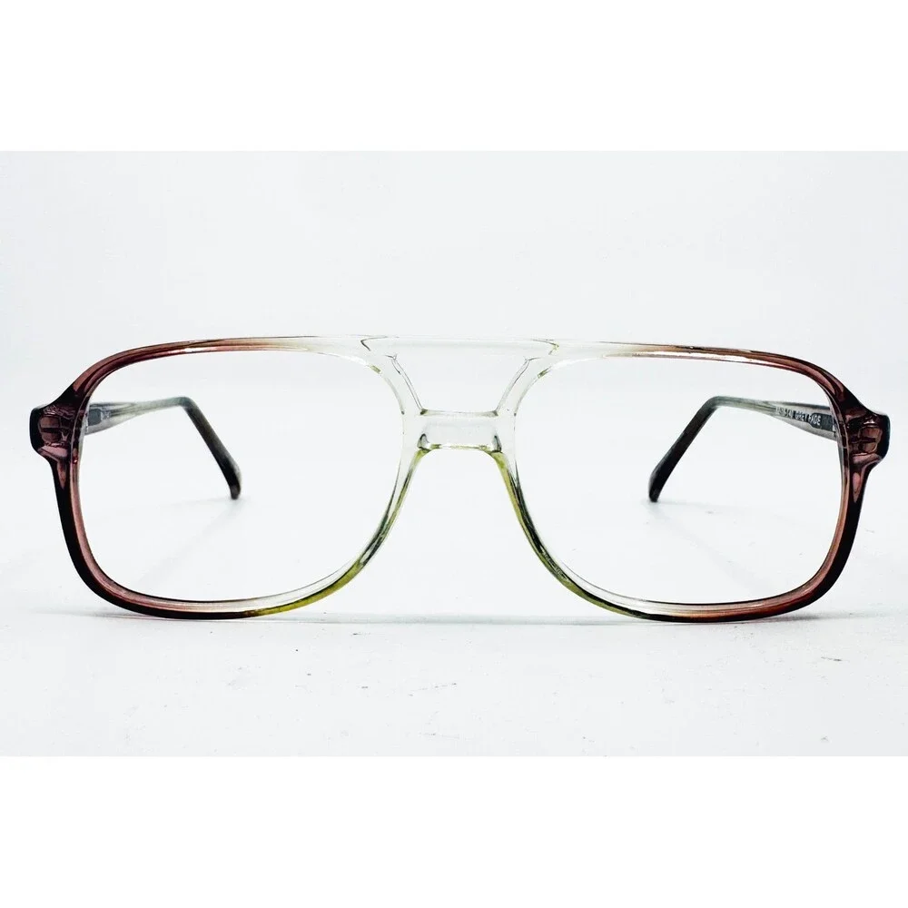 Unbranded Eyeglass Frames Mens Grey Fade Aviator B1041 52-18-140